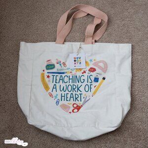 Novogratz "Teaching is a work of heart" Canvas Bag